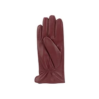 Women's Smooth-Front Leather Gloves