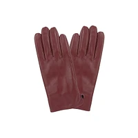 Women's Smooth-Front Leather Gloves