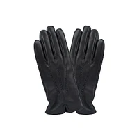 Women's 3-Point Cashmere-Lined Leather Gloves