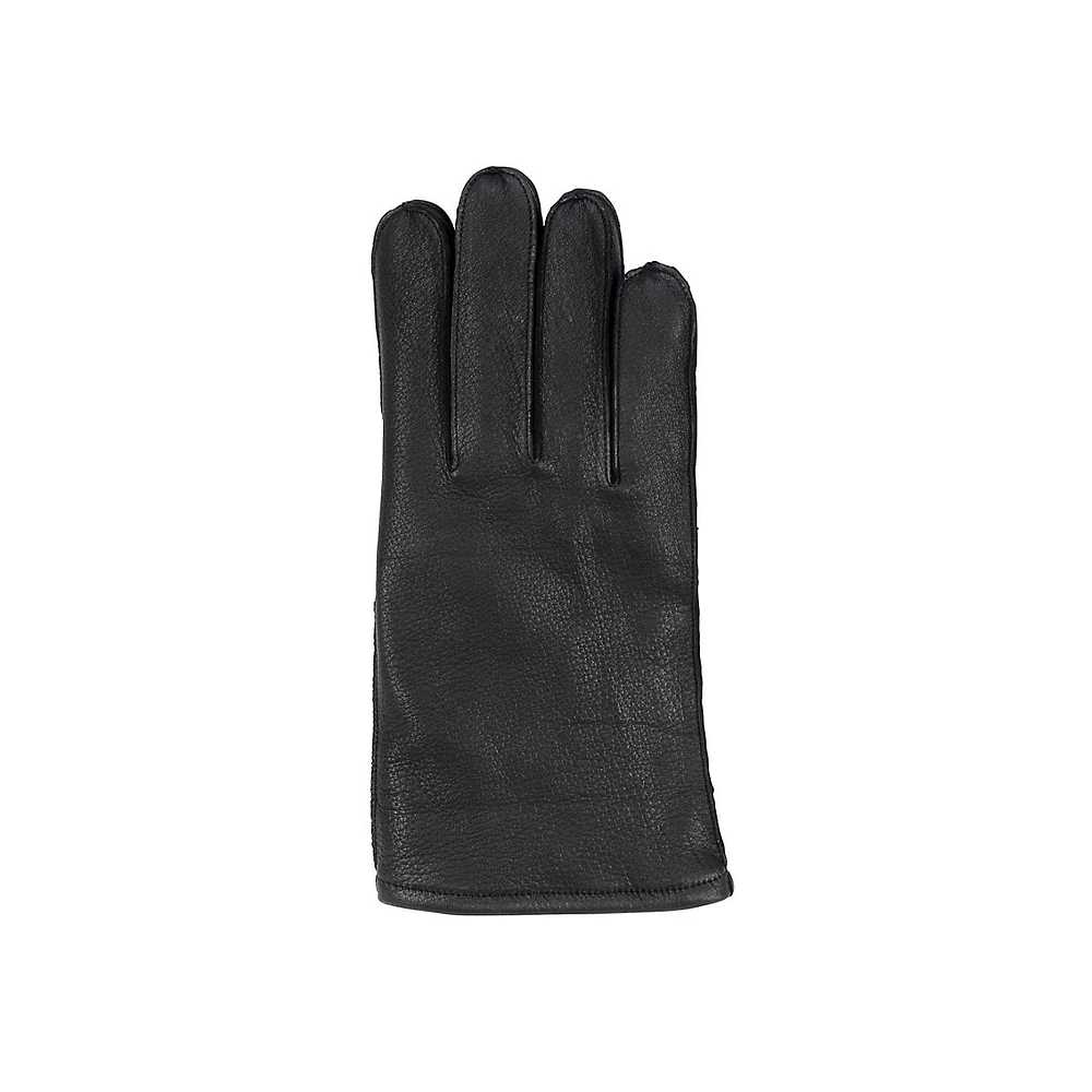 Men's Deerskin Leather Seamed Gloves