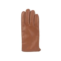 Gants en cuir froncés pour hommes