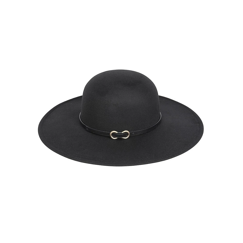 Western Buckle Soft Felt Floppy Hat