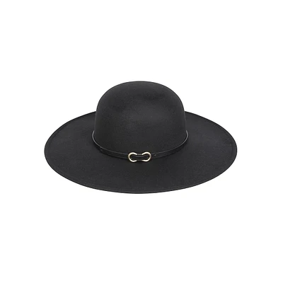 Western Buckle Soft Felt Floppy Hat