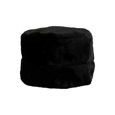 Faux Fur Cuff Cloche Hat