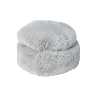 Faux Fur Cuff Cloche Hat