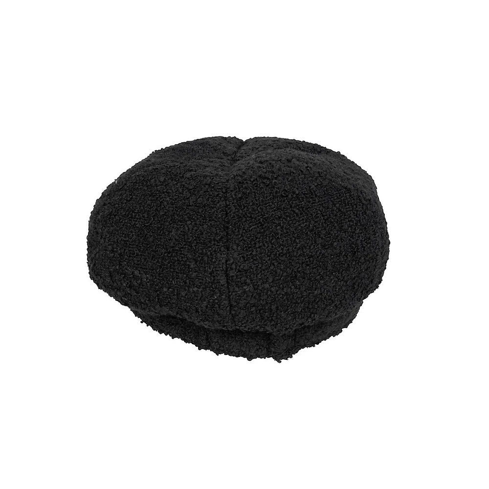 Bouclé Newsboy Cap