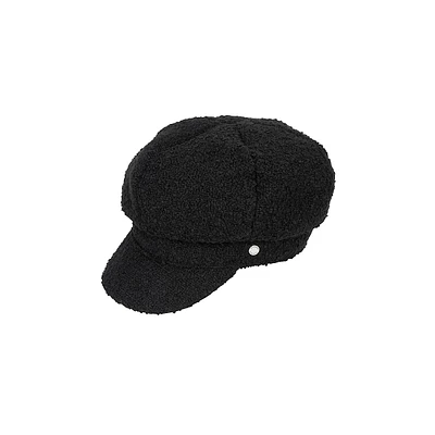 Bouclé Newsboy Cap