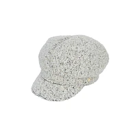 Bouclé Newsboy Cap