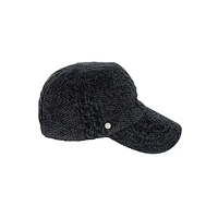 Thick Chenille Baseball-Style Cap