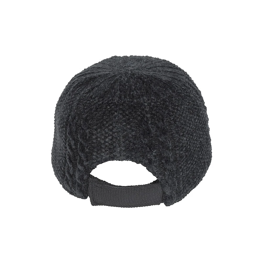 Thick Chenille Baseball-Style Cap