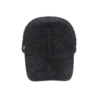 Thick Chenille Baseball-Style Cap