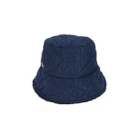 Quilted Reversible Faux Fur Rain Bucket Hat