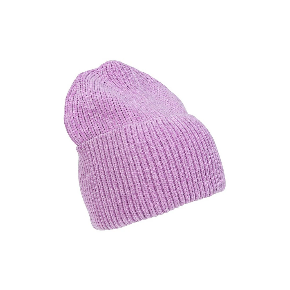 High-Cuff Chenille Toque