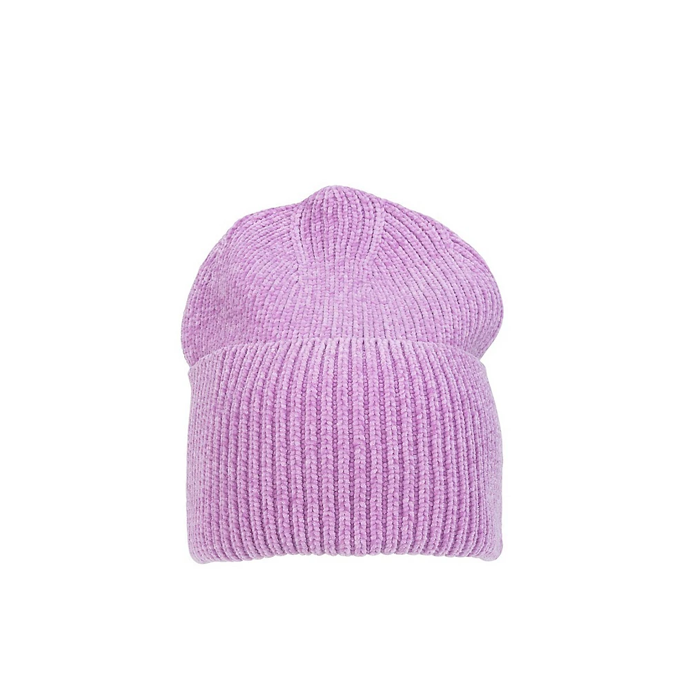 High-Cuff Chenille Toque