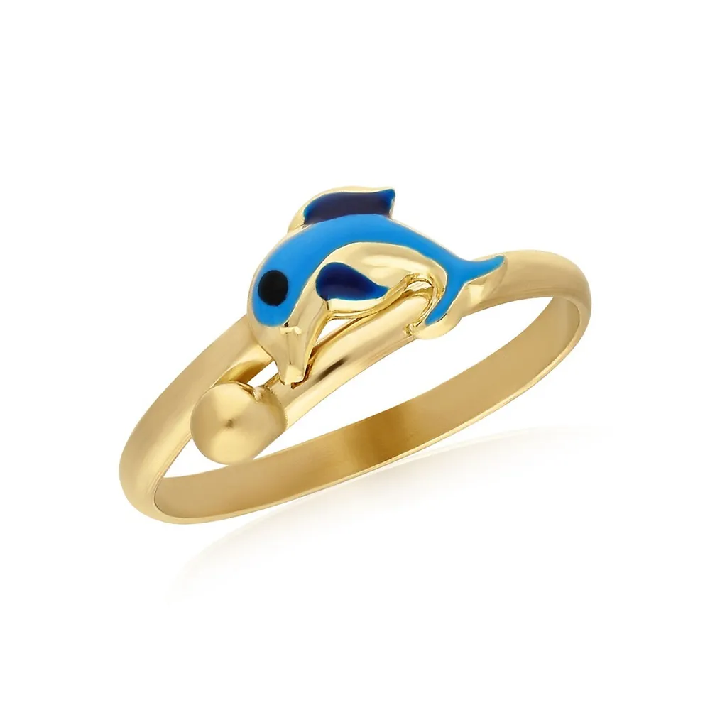 Buy Gold Dolphin Ring,9ct Gold Not Plated,long and  Adjustable,porpous,surf,marine,wrap Around Ring,boho,gypsy,large Ring,new  Age, Online in India - Etsy