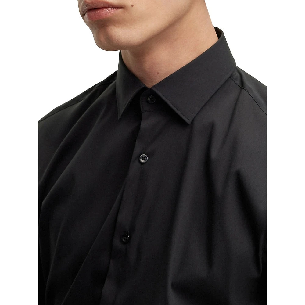 Kenno Slim-Fit Poplin Shirt