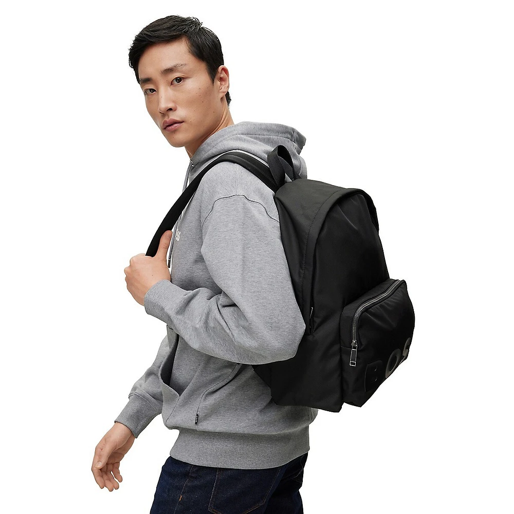 Backpack With Tonal Logo Detail