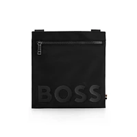 Logo Envelope Bag In Structured Fabric