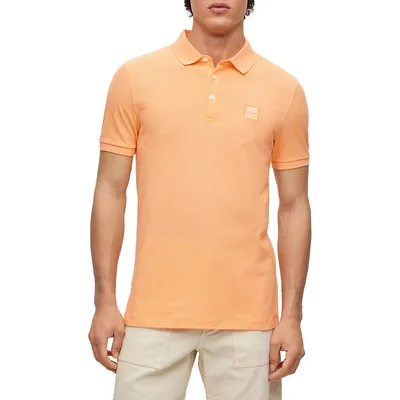 Slim-Fit Cotton Polo Shirt