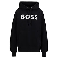 Contrast Logo French Terry Hoodie