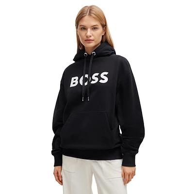 Contrast Logo French Terry Hoodie