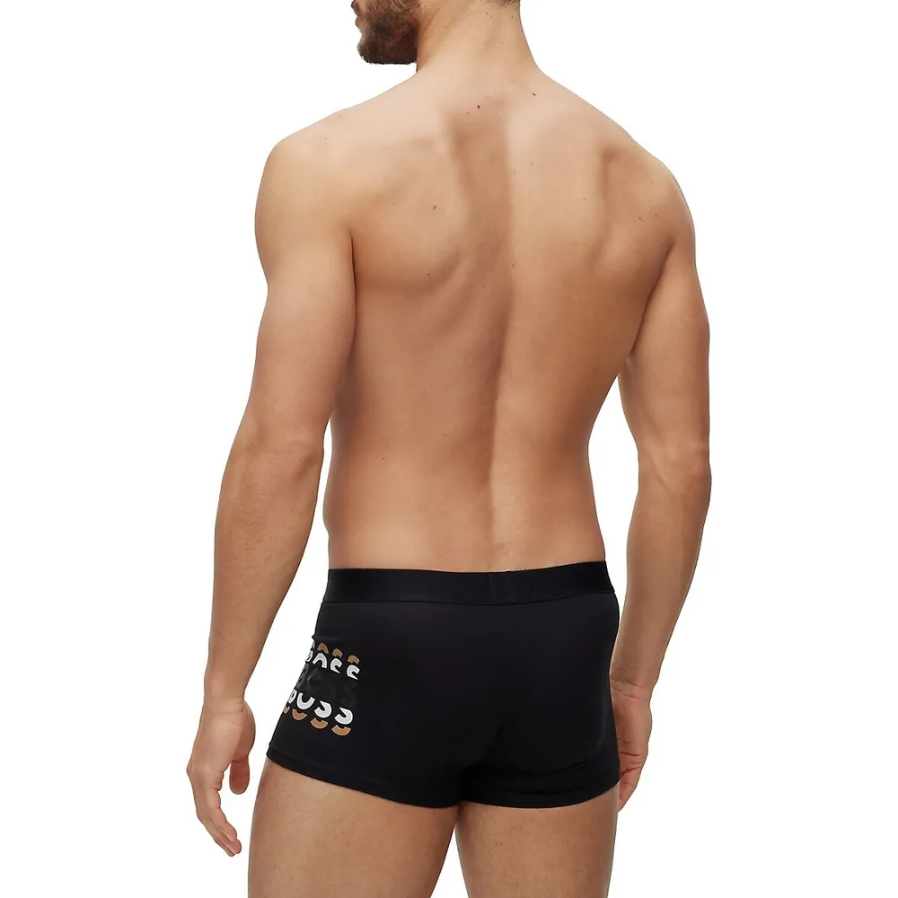 Caleçon boxeur en coton extensible