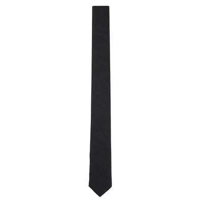 Abstract Jacquard Skinny Tie