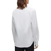 Slim-Fit Stretch Canvas Shirt