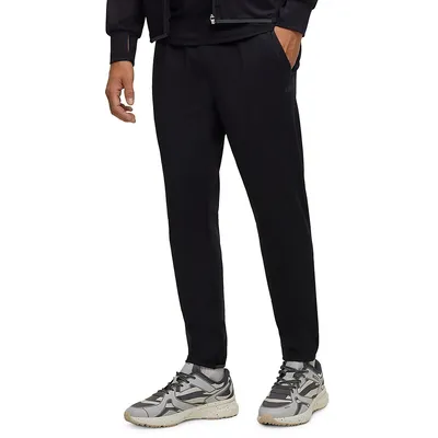 Cuffed Track Pants Active-Stretch Fabric