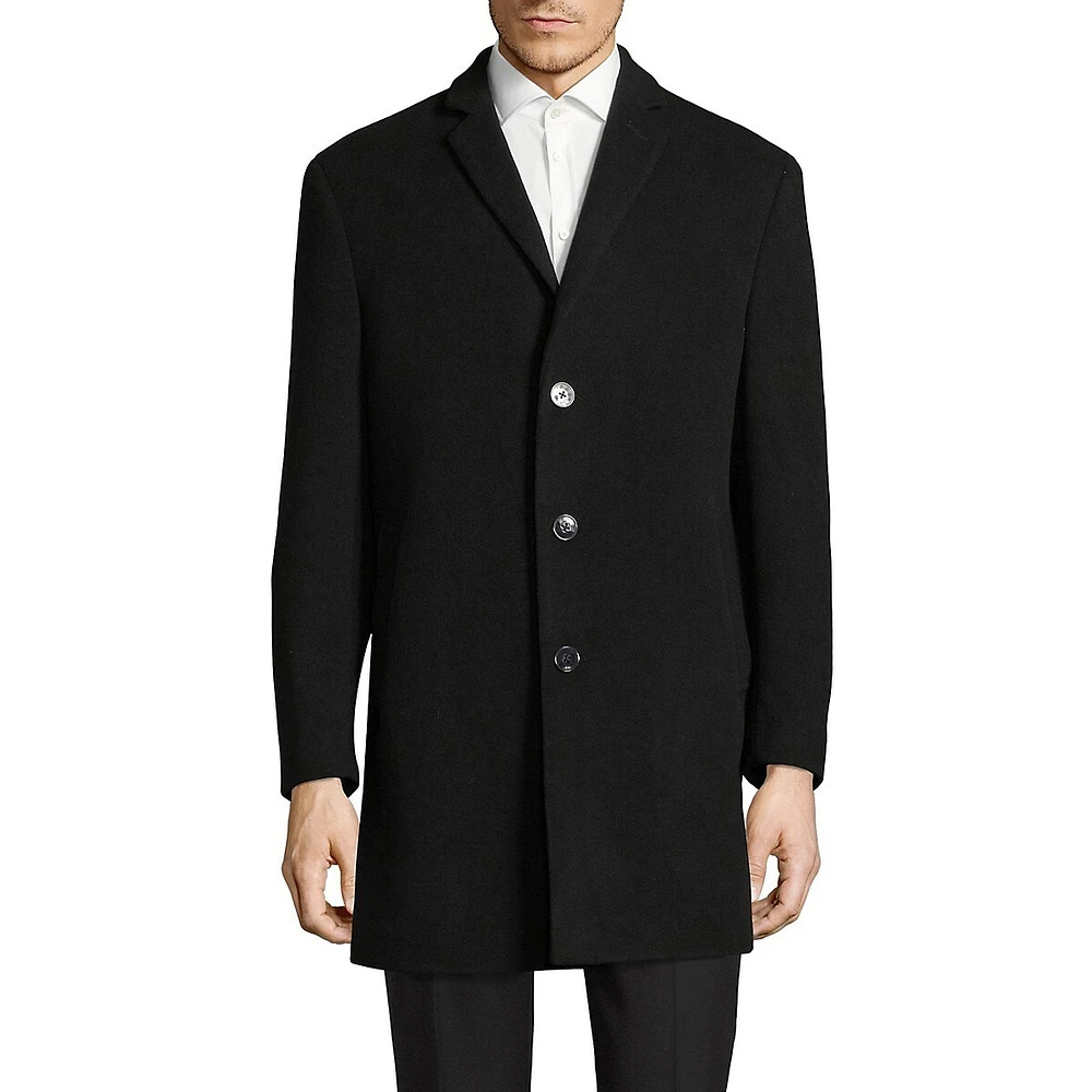 X-Fit Slim Wool-Blend Topcoat