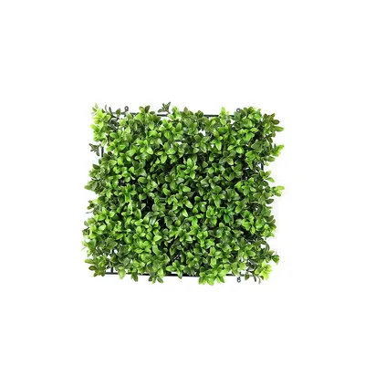 Faux Botanical Boxwood Tile In Green 10 In. Width