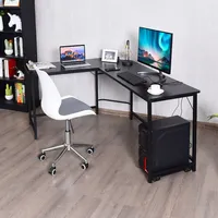 L-shaped Computer Desk Corner Workstation Study Gaming Table Home Office