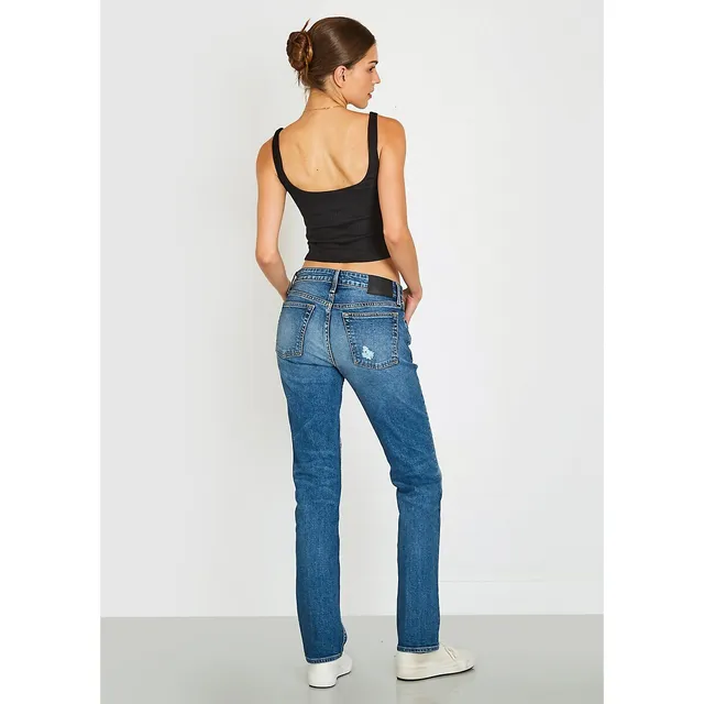 Eve High Rise Crop Slim Straight