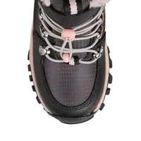 Kid's Toasty Faux Fur-Trim Nylon Snow Boots
