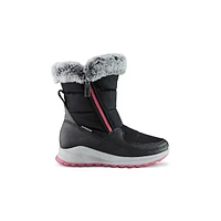 Kid's Starla Faux Fur Collar Snow Boots