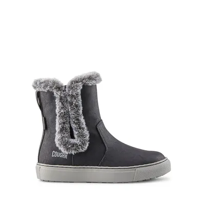 Kid's Ditto Chelsea Waterproof & Faux Fur-Trim Winter Boots
