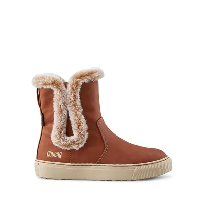 Kid's Ditto Chelsea Waterproof & Faux Fur-Trim Winter Boots