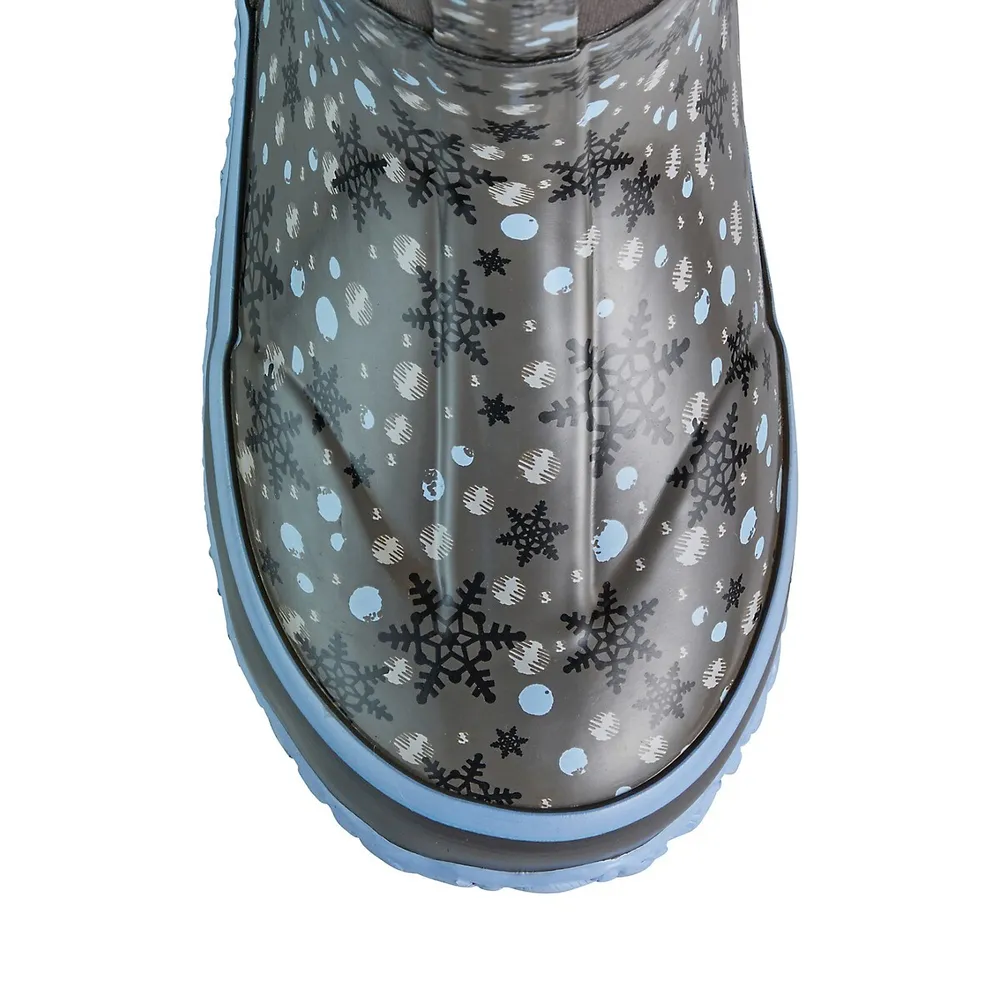 Kid's Snowglobe Neoprene Winter Boots