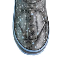 Kid's Snowglobe Neoprene Winter Boots