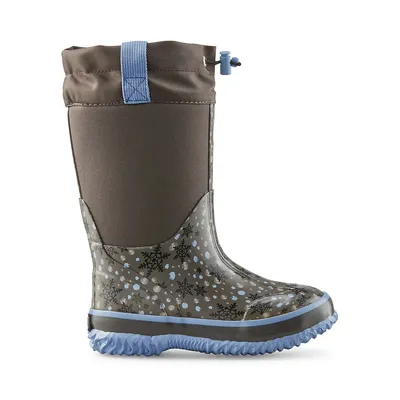 Kid's Snowglobe Neoprene Winter Boots