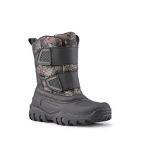 Kid's Springer Waterproof Camo-Print Winter Boots