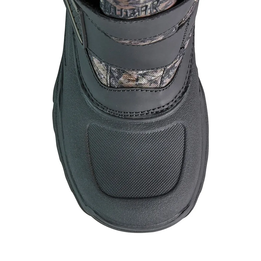 Kid's Springer Waterproof Camo-Print Winter Boots
