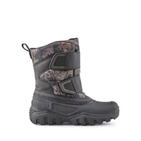 Kid's Springer Waterproof Camo-Print Winter Boots