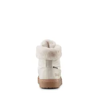 Chaussures de sport d'hiver imperméables avec garniture en nylon et similifourrure Dublin-G pour enfant