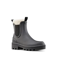 Ignite Waterproof Faux Shearling Collar Boots