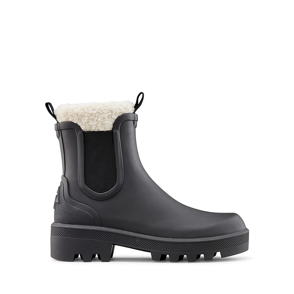 Ignite Waterproof Faux Shearling Collar Boots