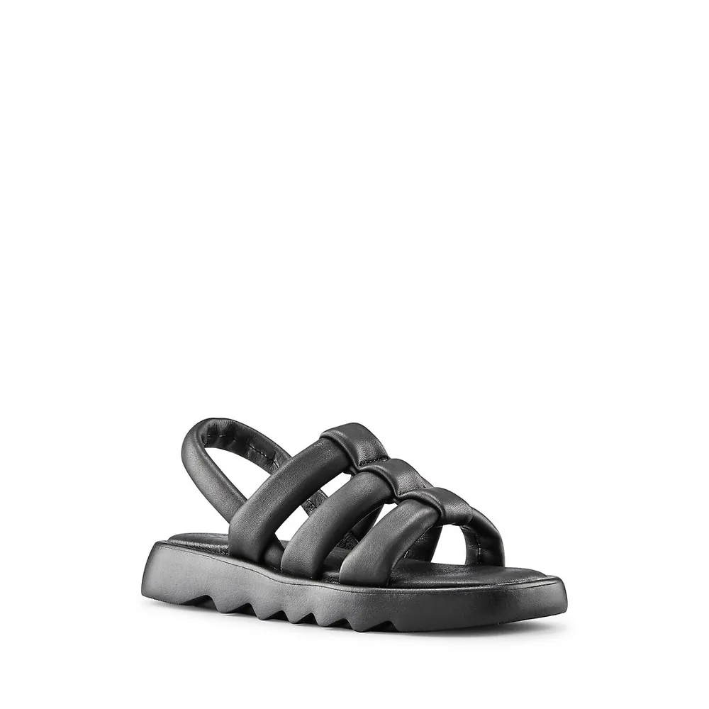 Juliana Leather Water-Repellent Sandals