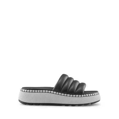 Soprato Luxmotion Leather Water-Friendly Slide Sandals
