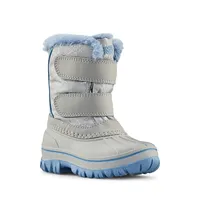 Kid's Boost Faux Fur Collar Waterproof Winter Boots