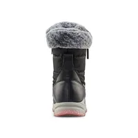 Girl's Starla Faux Fur Collar Waterproof Winter Boots